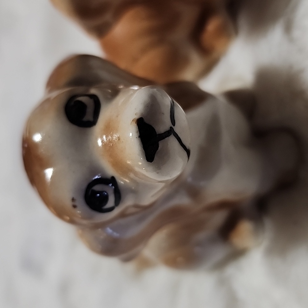 VINTAGE CERAMIC ๐ถ PUPPIES FIGURINES. ๐ถ - Picture 2 of 7
